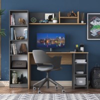 Письменный стол Rani HA125 Walnut Anthracite