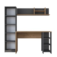 Письменный стол Rani HA125 Walnut Anthracite фото №7 — интернет-магазин Desire.md