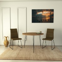 Masă pentru bucătărie Hanah Home Sandalf Caucasian Oak