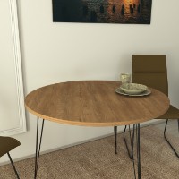 Masă pentru bucătărie Hanah Home Sandalf Caucasian Oak imaginea #3 — magazin online Desire.md