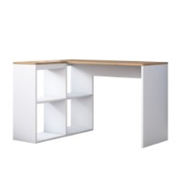 Masa de birou Rani HA113 Oak White imaginea #8 — magazin online Desire.md