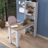 Masa de birou Rani HA106 White Walnut