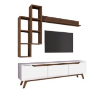 Comodă TV Rani D1 - M16 White Walnut imaginea #7 — magazin online Desire.md