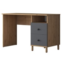 Masa de birou Rani HA115 Walnut Anthracite imaginea #9 — magazin online Desire.md