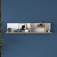 Raft de perete Rani AE103 White Walnut imaginea #2 — magazin online Desire.md