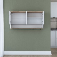 Настенный шкаф Rani JE198 Walnut White фото №6 — интернет-магазин Desire.md