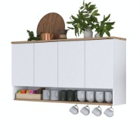Настенный шкаф Rani JE198 Walnut White фото №10 — интернет-магазин Desire.md