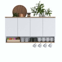 Настенный шкаф Rani JE198 Walnut White фото №11 — интернет-магазин Desire.md