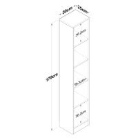 Etajeră Rani HC114 Walnut imaginea #6 — magazin online Desire.md