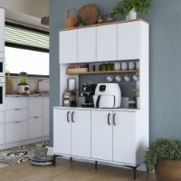 Bufet Rani JE176 White Walnut imaginea #3 — magazin online Desire.md