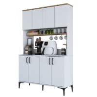 Bufet Rani JE176 White Walnut imaginea #10 — magazin online Desire.md