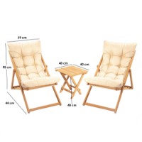 Set mobila de grădină Hanah Home My005 imaginea #8 — magazin online Desire.md