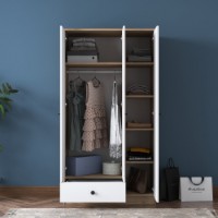 Dulap Rani BA117 Walnut White imaginea #3 — magazin online Desire.md