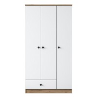 Dulap Rani BA117 Walnut White imaginea #7 — magazin online Desire.md