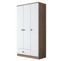 Dulap Rani BA117 Walnut White imaginea #8 — magazin online Desire.md
