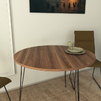 Masă pentru bucătărie Hanah Home Sandalf  Walnut imaginea #3 — magazin online Desire.md