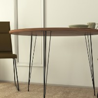 Masă pentru bucătărie Hanah Home Sandalf  Walnut imaginea #4 — magazin online Desire.md