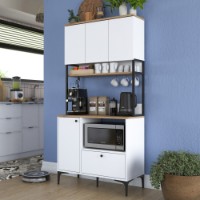 Bufet Rani JE159 White Walnut imaginea #2 — magazin online Desire.md