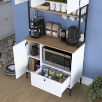 Bufet Rani JE159 White Walnut imaginea #5 — magazin online Desire.md