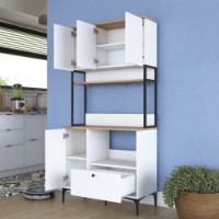 Bufet Rani JE159 White Walnut imaginea #6 — magazin online Desire.md