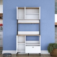 Bufet Rani JE159 White Walnut imaginea #8 — magazin online Desire.md