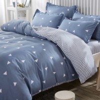 Lenjerie de pat L'Essentiel Üçgen Blue