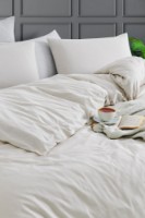 Lenjerie de pat L'Essentiel Yarn Dyed Fitted Beige imaginea #2 — magazin online Desire.md