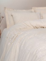 Lenjerie de pat Cotton Box Kivora Beige imaginea #2 — magazin online Desire.md
