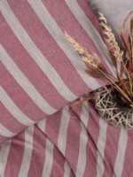 Lenjerie de pat Cotton Box Bande Claret Red imaginea #2 — magazin online Desire.md