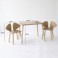 Детский столик со стульчиками Hanah Home Mickey Two Brown фото №6 — интернет-магазин Desire.md