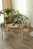 Детский столик со стульчиками Hanah Home Bunny Two Brown фото №3 — интернет-магазин Desire.md
