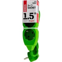 Удлинитель Emos 3 Socket 1.5m Green