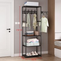 Suport pentru haine 4Life AT129 55x36x170cm Black imaginea #2 — magazin online Desire.md
