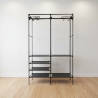 Suport pentru haine 4Life AT129 108x36x170cm Black imaginea #3 — magazin online Desire.md
