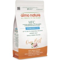 Hrană uscată pentru pisici Almo Nature HFC Our Best Adult Sterikised Chicken 1.2kg