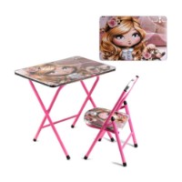 Măsuță pentru copii cu scaun ChiToys Pink (F005) imaginea #1 — magazin online Desire.md