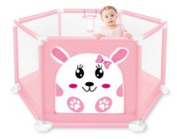 Pătuț pliabil ChiToys Rabbit Pink (995-7102A)