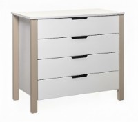 Comodă Eucalyptus Karol90 Whie/Cappuccino (DSK-K05)