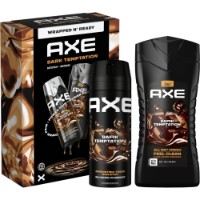 Set cadou AXE Dark Temptation Deo Spray 150ml + Shower Gel 250ml