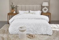 Постельное бельё Riviera Maison Elegance 240x200/220 White (330245) фото №3 — интернет-магазин Desire.md