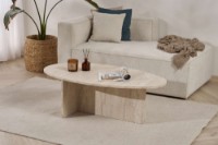 Măsuţă cafea Hanah Home Orba Travertine
