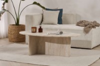 Măsuţă cafea Hanah Home Orba Travertine imaginea #2 — magazin online Desire.md
