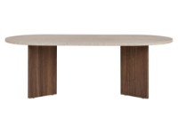 Măsuţă cafea Hanah Home Sable Travertine Walnut imaginea #7 — magazin online Desire.md