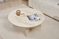Măsuţă cafea Hanah Home Soleil Travertine imaginea #3 — magazin online Desire.md