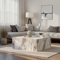 Măsuţă cafea Hanah Home Prizma Freesia Marble imaginea #1 — magazin online Desire.md