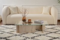 Журнальный столик Hanah Home Flavio Travertine фото №3 — интернет-магазин Desire.md