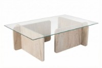 Журнальный столик Hanah Home Flavio Travertine фото №6 — интернет-магазин Desire.md