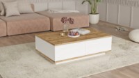 Măsuţă cafea Hanah Home Fr14-Aw Atlantic Pine White imaginea #3 — magazin online Desire.md