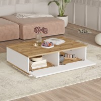 Măsuţă cafea Hanah Home Fr14-Aw Atlantic Pine White imaginea #4 — magazin online Desire.md