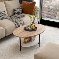 Măsuţă cafea Hanah Home Elis Oak White imaginea #3 — magazin online Desire.md